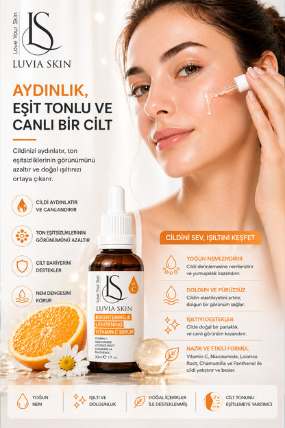 Luvia Skın Leke Karşıtı C Vitamini Serumu 30 ml