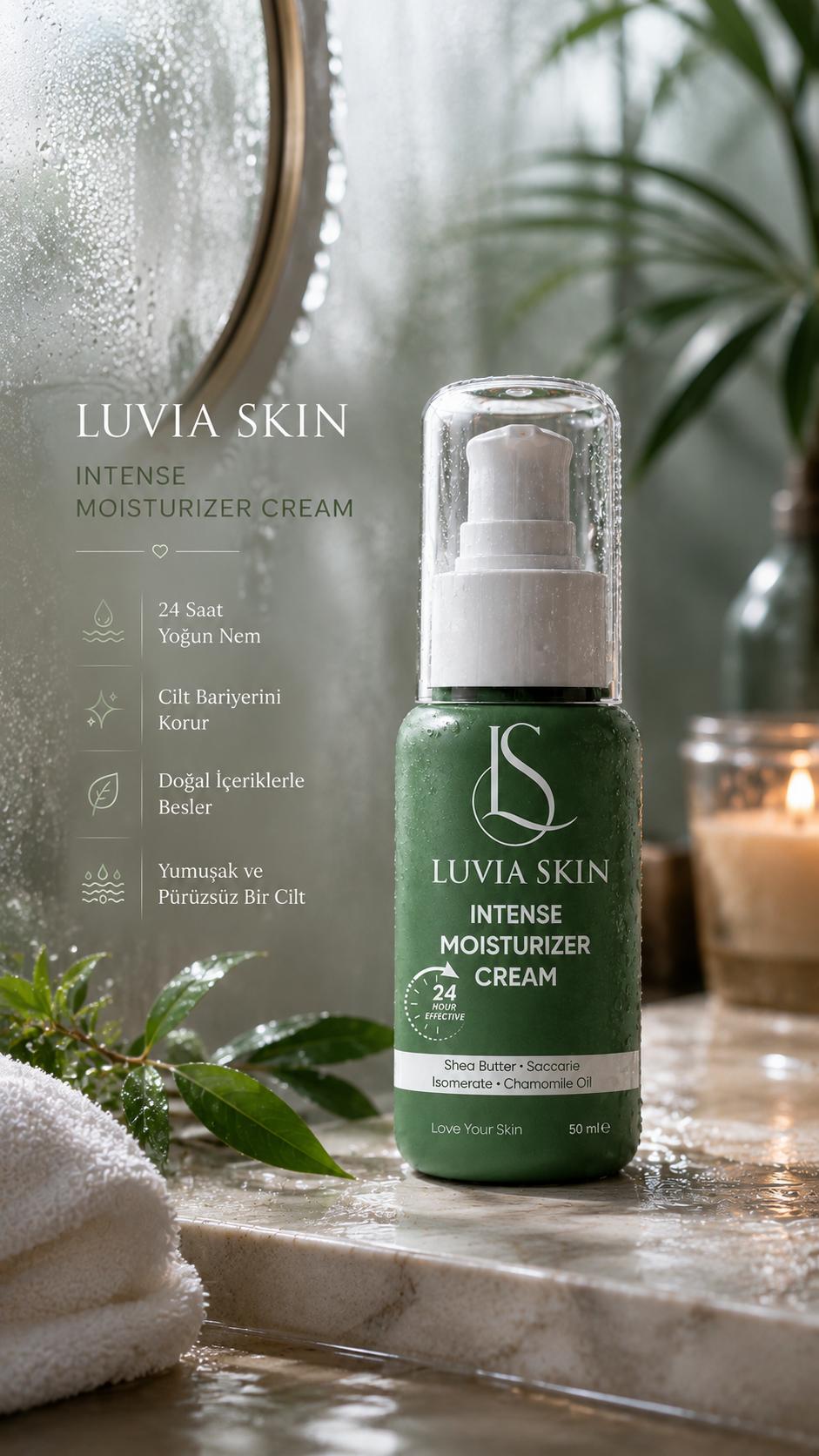 Luvia Skın Yoğun Nemlendirici Yüz Kremi 50 ml