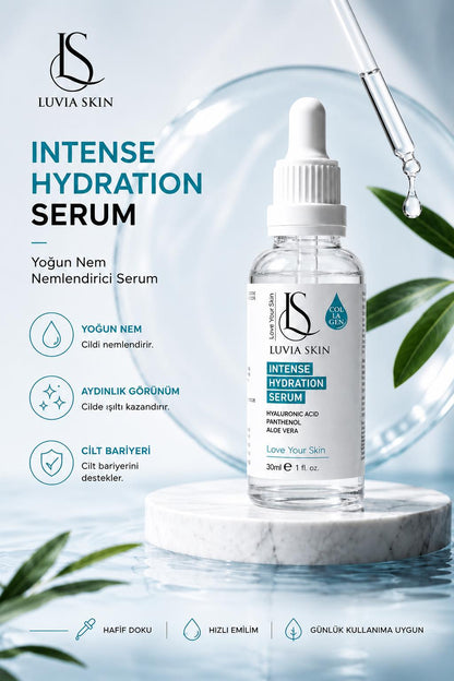 Luvia Skın Yoğun Nemlendirici Hyalüronik Asit Serum 30 ml